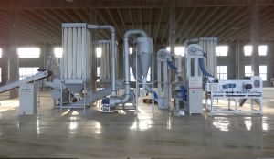 Circuit board crushing and sorting production line